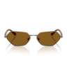 Vogue Occhiali da Sole VO4349S 513883 Marrone Chiaro Marrone Scuro Donna Polarizzati 