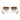 Vogue Occhiali da Sole VO4352S 848 13 Oro Pallido Marrone Sfumato Donna 4
