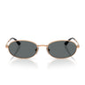 Vogue Occhiali da Sole VO4353S 515281 Oro Rosè Grigio Scuro Donna Polarizzati 