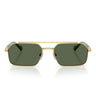 Vogue Occhiali da Sole VO4356S 280 71 Oro Verde Scuro Uomo 