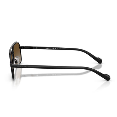 Vogue Occhiali da Sole VO4356S 352 T5 Nero Grigio Sfumato Marrone Uomo Polarizzati  3