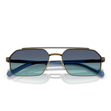 Vogue Occhiali da Sole VO4356S 51374S Oro Antico Azzurro Sfumato Blu Uomo 6