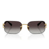 Vogue Occhiali da Sole VO4367SB 280 8G Oro Sfumato Grigio Donna 