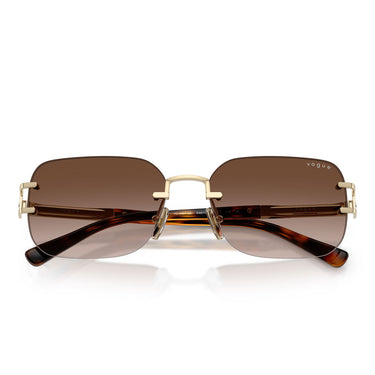 Vogue Occhiali da Sole VO4367SB 848 13 Oro Pallido Marrone Sfumato Donna 5