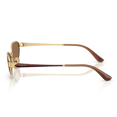 Vogue Occhiali da Sole VO4369S 280 73 Oro Marrone Scuro Donna 3