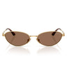Vogue Occhiali da Sole VO4369S 280 73 Oro Marrone Scuro Donna