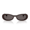 Vogue Occhiali da Sole VO5582S 225287 Marrone Pieno Nero Fumo Donna 