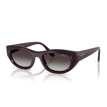 Vogue Occhiali da Sole VO5616S 24268G Bordeaux Full Grigio Sfumato Donna  2