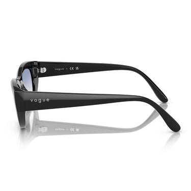 Vogue Occhiali da Sole VO5616S W44 19 Nero Trasparente Sfumato Azzurro Donna  3