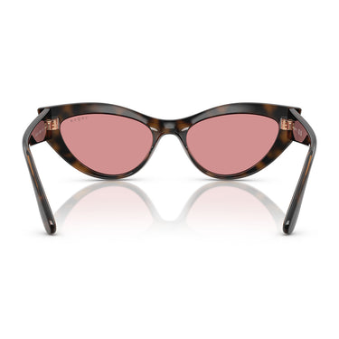 Vogue Occhiali da Sole VO5637SU 2386F6 Marrone Chiaro Rosa Scuro Specchiato Donna 4