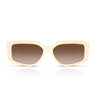 Vogue Occhiali da Sole VO5642SU 316713 Full Ivory Marrone Sfumato Donna 