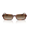 Vogue Occhiali da Sole VO5666S W65613 Marrone Scuro Marrone Sfumato Donna 