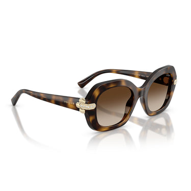 Vogue Occhiali da Sole VO5706SB W65613 Marrone Scuro Marrone Sfumato Donna 5