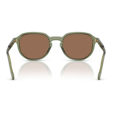 Vogue Occhiali da Sole VO5707S 318773 Verde Trasparente/Marrone Scuro Uomo 3