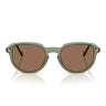Vogue Occhiali da Sole VO5707S 318773 Verde Trasparente/Marrone Scuro Uomo