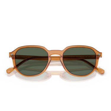 Vogue Occhiali da Sole VO5707S 333471 Miele Trasparente/Verde Scuro Uomo 6