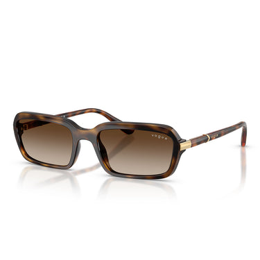 Vogue Occhiali da Sole VO5744S W65613 Marrone Scuro Marrone Sfumato Donna 2