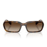 Vogue Occhiali da Sole VO5744S W65613 Marrone Scuro Marrone Sfumato Donna 