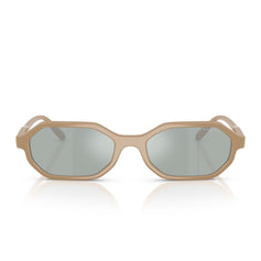 Vogue Occhiali da Sole VO5749S 33261N Taupe Pieno Azzurro Specchiato Argento Donna