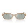 Vogue Occhiali da Sole VO5749S 33261N Taupe Pieno Azzurro Specchiato Argento Donna