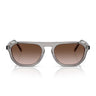 Vogue Occhiali da Sole VO5752S 282013 Grigio Trasparente/Marrone Sfumato Uomo