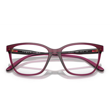 Vogue Prescription Glasses VO5518 2989 Dark Cherry Red Transparent/Transparent Women's