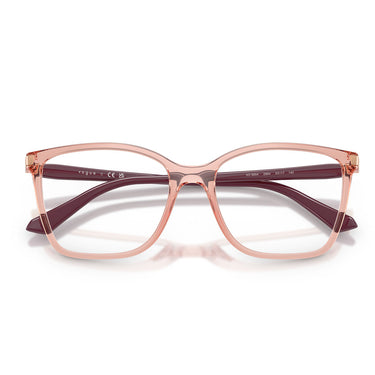 Vogue Prescription Glasses VO5654 2864 Dark Pink Transparent/Transparent Women's