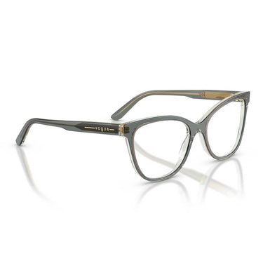 Vogue Occhiali da Vista VO5748 3325 Verde Trasparente/Trasparente Donna 5