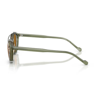 Vogue Occhiali da Vista VO5751S 28211W Verde Trasparente/Trasparente con Clip Marrone Uomo 3