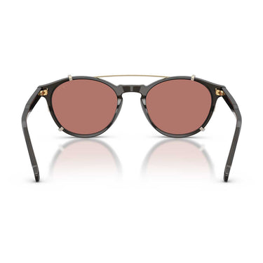 Vogue Occhiali da Vista VO5751S 29231W Grigio Trasparente/Trasparente con Clip Rossa Uomo 5