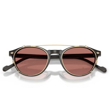 Vogue Occhiali da Vista VO5751S 29231W Grigio Trasparente/Trasparente con Clip Rossa Uomo 7