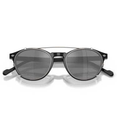 Vogue Occhiali da Vista VO5751S W44/1W Nero/Trasparente con Clip Grigio Uomo 7